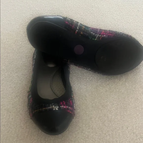 Me Too Black and Colorful Patterned Flats - Picture 2 of 7